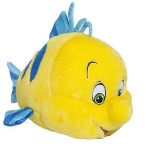 Disney Little Mermaid Flounder Plush Stuffed Animal Special Edition.